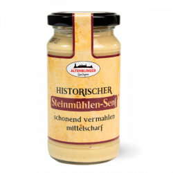 Historischer Steinmühlensenf